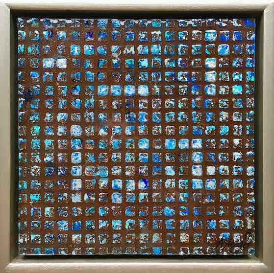  Matrix in Rost und Blau (20x20) 